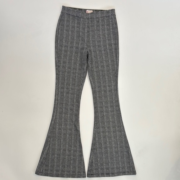 SO Pants - SO Plaid Flare Pants Women’s Sz Small y2k Preppy Office Siren 70s